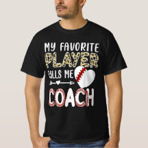 Mon Joueur Favori M'appelle Coach Baseball Cœur