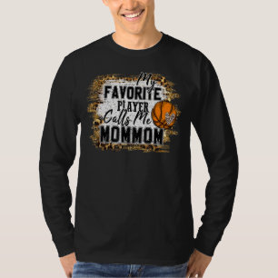 T-shirt Mon Joueur Favori M'Appelle Maman Basketball Moth