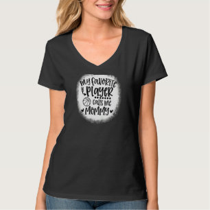 T-shirt Mon Joueur Favori M'Appelle Mommy Basketball Jeu