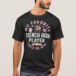 T-shirt Mon Joueur Français Préféré M'Appelle Maman Mère