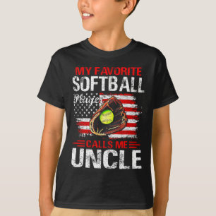 T-shirt Mon Joueur Softbyll Favori M'Appelle Oncle America