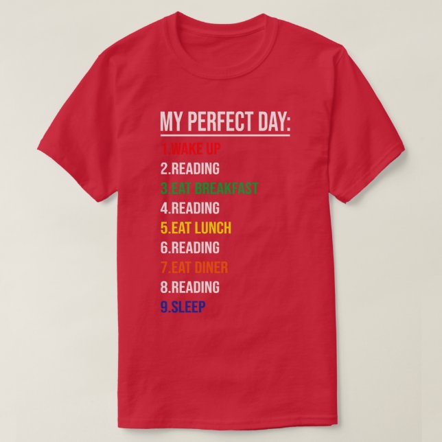 T-shirt Mon jour parfait (Design devant)