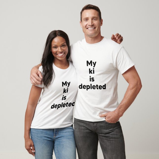 T-shirt Mon ki est épuisé (Unisexe)