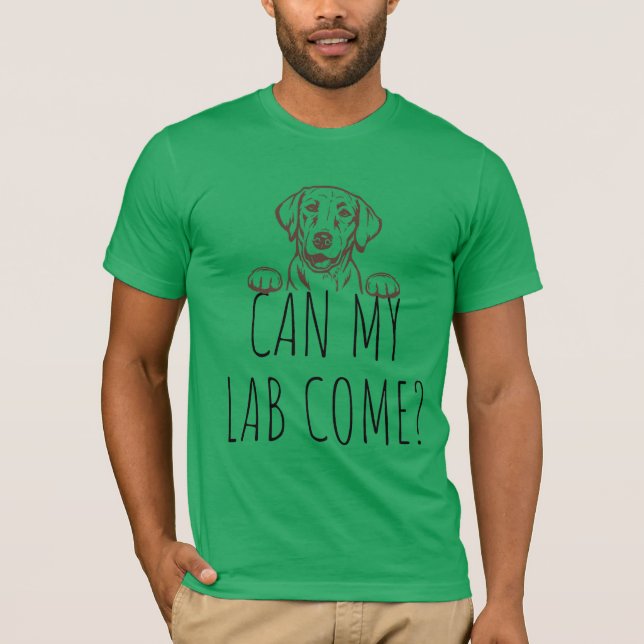 T-shirt "Mon Laboratoire Peut-Il Venir ?" Laboratoire de c (Devant)