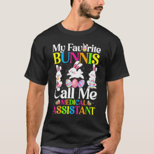 T-shirt Mon Lapin Favori Appelez-moi Assistant Médicale Pâ
