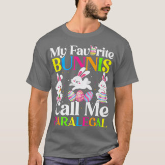 T-shirt Mon Lapin Favori M'Appelle Paralegal Pâques 