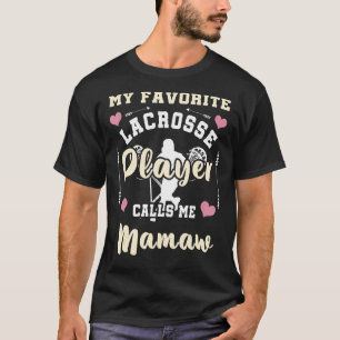 T-shirt Mon Lecteur De Crosse Préféré M'Appelle Mamaw Lcro