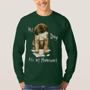 T-shirt Mon Leonberger a mangé mon travail