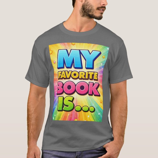 T-shirt Mon livre préféré est (Devant)