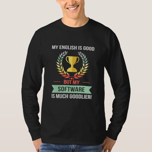 T-shirt Mon logiciel Goodlier Software Developer Program (Devant)