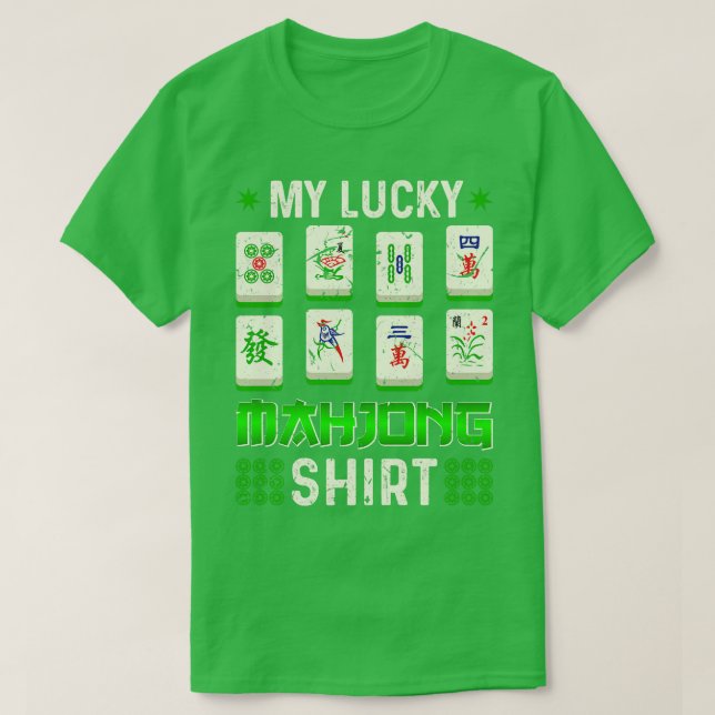 T-shirt Mon Lucky Mahjong (Design devant)