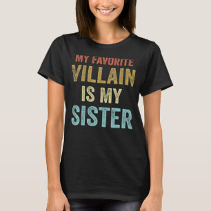 T-shirt Mon Malin Préféré Est Mon Frère Soeur