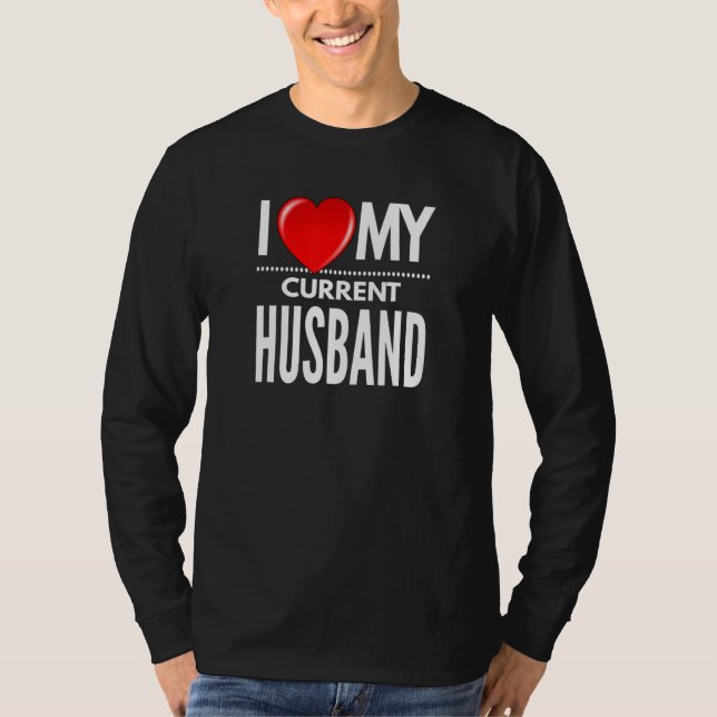 T-shirt Mon mari actuel par Yoray (Devant)