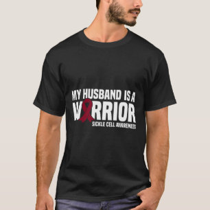 T-shirt Mon mari est un guerrier La sensibilisation à la d