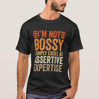 T-shirt Mon mari n'est pas autoritaire dit-il