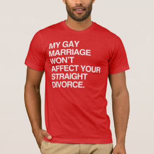 T-SHIRT MON MARIAGE N'AFFECTERA PAS VOTRE DIVORCE