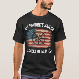 T-shirt Mon marin préféré m'appelle maman - Fière maman d'