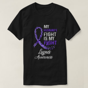 T-shirt Mon Maris combat est mon combat Lupus Cancer Award