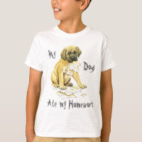 Mon mastiff a mangé mon travail