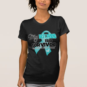 T-shirt Mon meilleur ami est un survivant - Cancer de l'ov