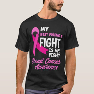T-shirt Mon meilleur combat d'ami est mon combat cancer du