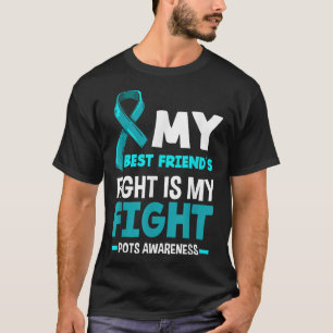 T-shirt Mon Meilleur Combat D'Amis Est Mon Combat Pots Sen
