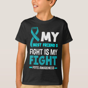 T-shirt Mon Meilleur Combat D'Amis Est Mon Combat Pots Sen