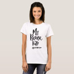 T-shirt Mon Meilleur Demi-Main Lettré Flèche Gauche Ses &<br><div class="desc">Chemise mignonne et unique avec une citation "ma meilleure moitié". Une chemise assortie est disponible. Ce sera un cadeau d'anniversaire parfait et un cadeau de la Saint-Valentin.</div>