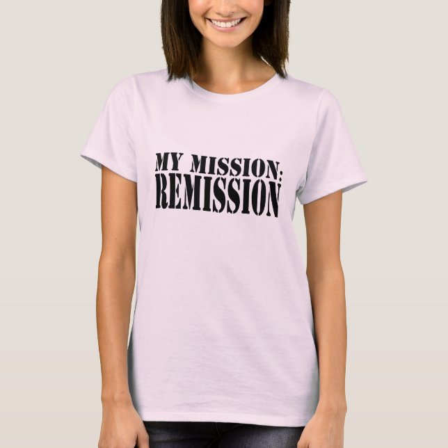 T-shirt MON MISSION : REMISSION Dames Long Sleeve (Ajusté) (Devant)