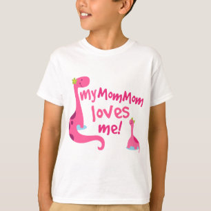 T-shirt Mon Mommom m'aime dinosaure