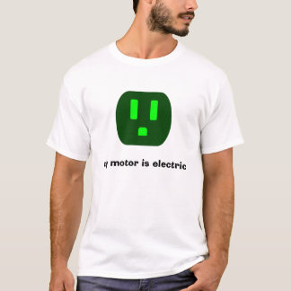 T-shirt mon moteur est électrique