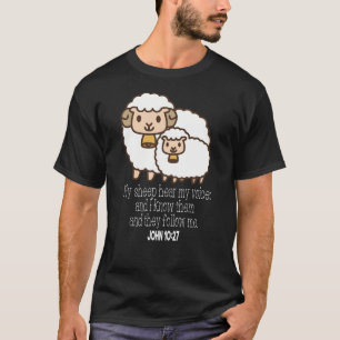 T-shirt Mon mouton entend ma voix John 1027 Christian 2739