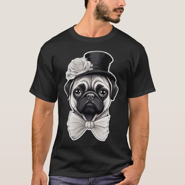 T-shirt Mon mouvement de danse préféré, la valse bow-wow (Devant)
