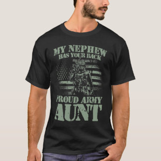 T-shirt Mon neveu a votre fière Tante Armée - Militaire