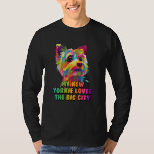 T-shirt Mon New-Yorkais aime le Yorkshire Terrier de la gr