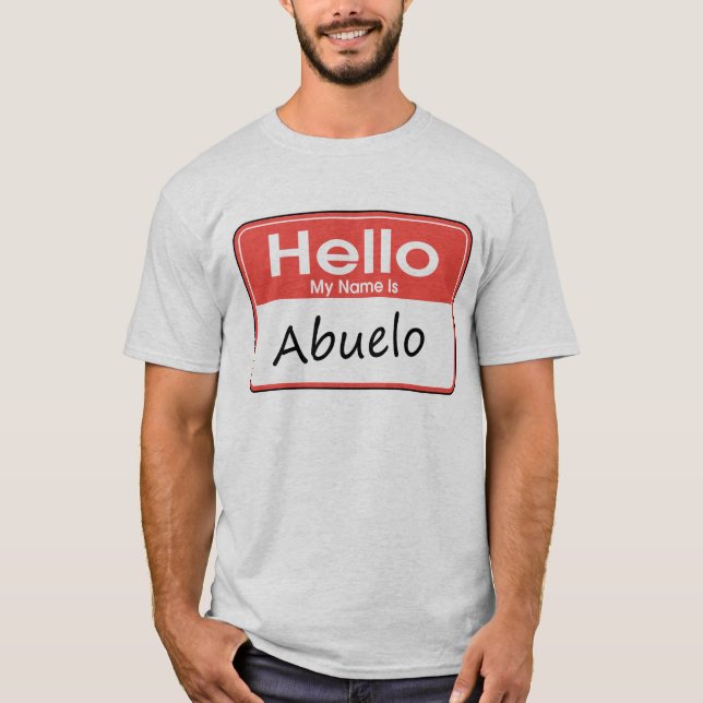 T-shirt Mon nom est Abuelo (Devant)