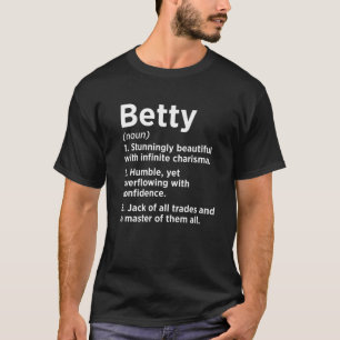 T-shirt Mon nom est Betty Funny Name Tag