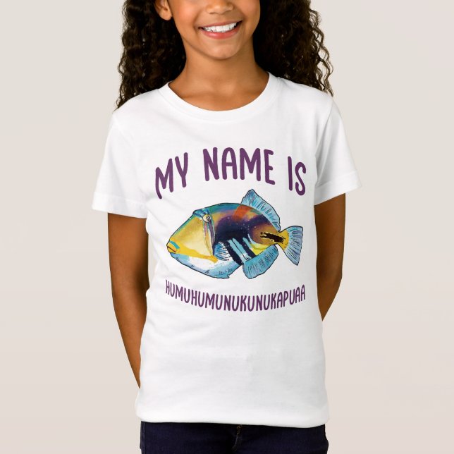 T-Shirt Mon Nom Est Humuhumunukunukapuaa (Devant)