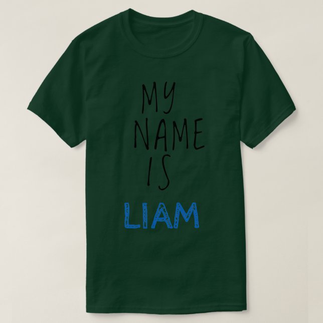 T-shirt Mon Nom Est Liam (Design devant)