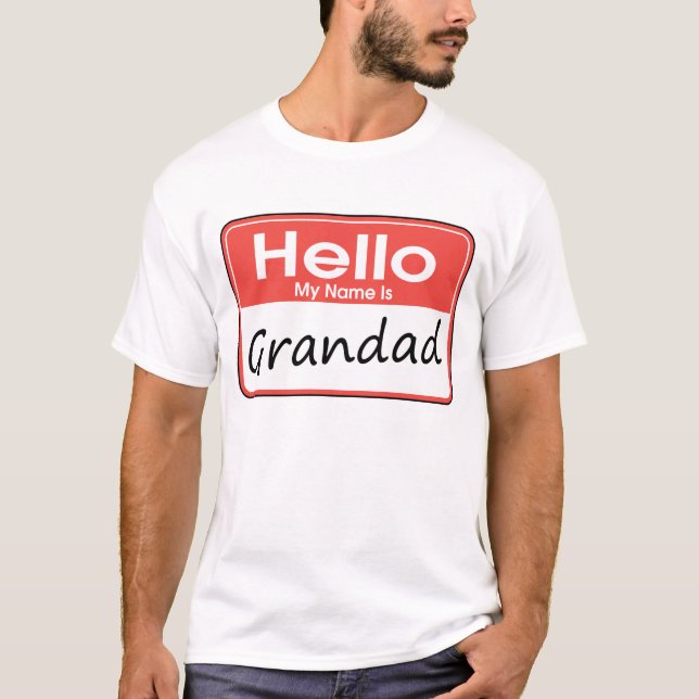 T-shirt Mon nom est papy (Devant)