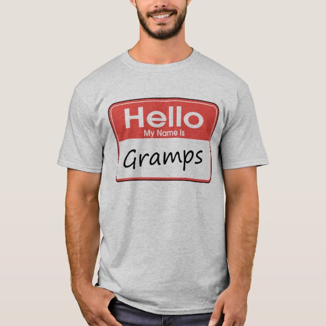 T-shirt Mon nom est papy (Devant)