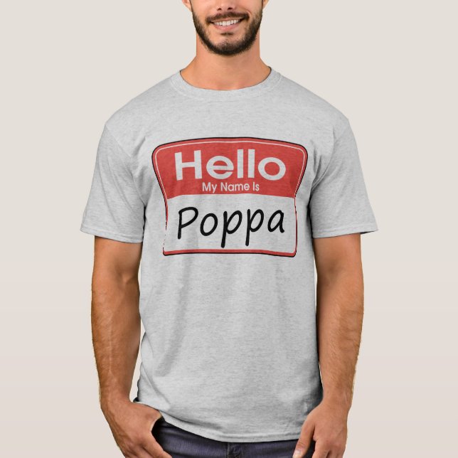 T-shirt Mon nom est pépère (Devant)