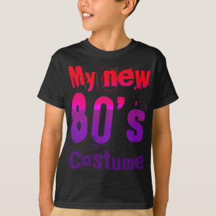 T-shirt Mon nouveau costume des années 80 design amusant