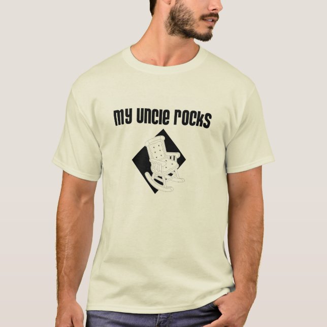T-shirt Mon oncle Rocks (Devant)