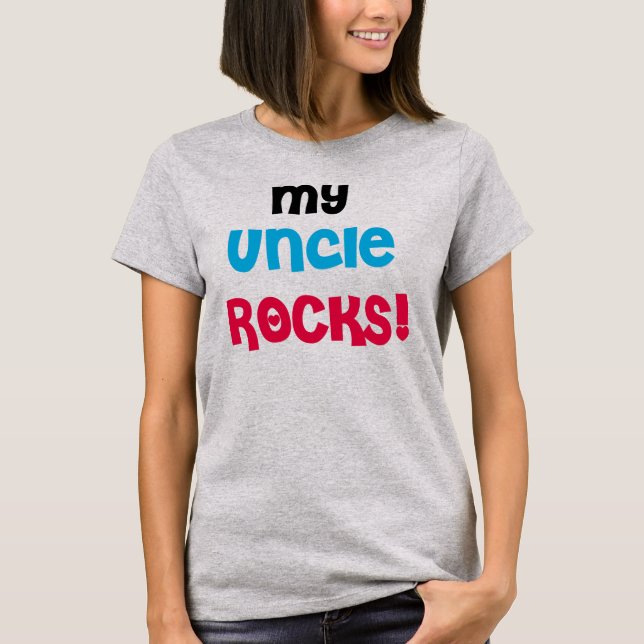 T-shirt Mon oncle Rocks (Devant)