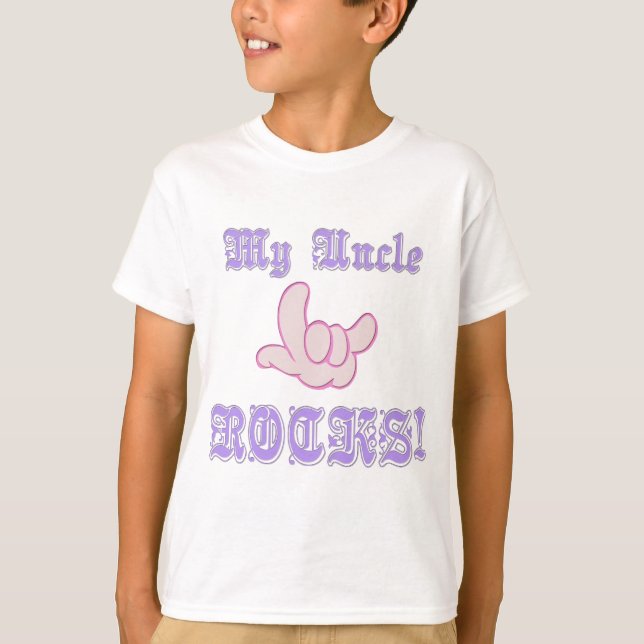 T-shirt Mon oncle Rocks (Devant)