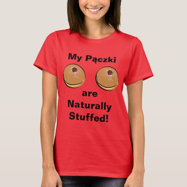 T-shirt Mon Paczki sont naturellement bourrés ! (Devant)