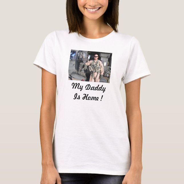 T-shirt Mon papa est maison ! (Devant)