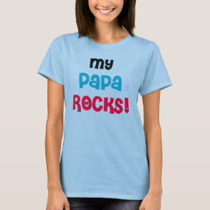 T-shirt Mon Papa Rocks