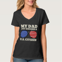 Mon papa vient de devenir citoyen américain Fier d